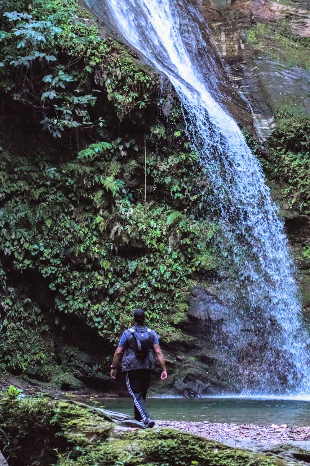 A beautiful waterfall in Trinidad and Tobago