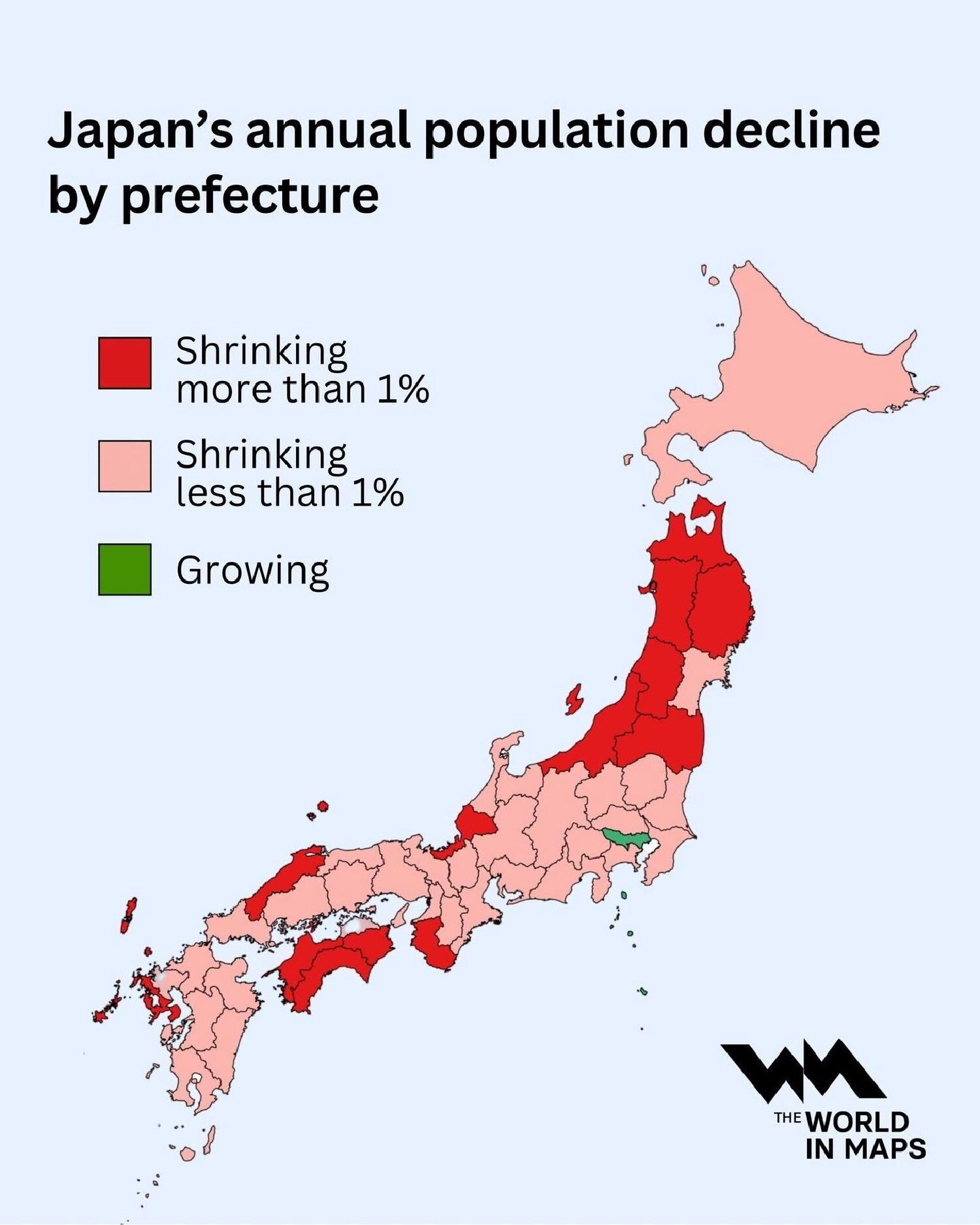 Tokyo keeps growing while Japan's population is shrinking