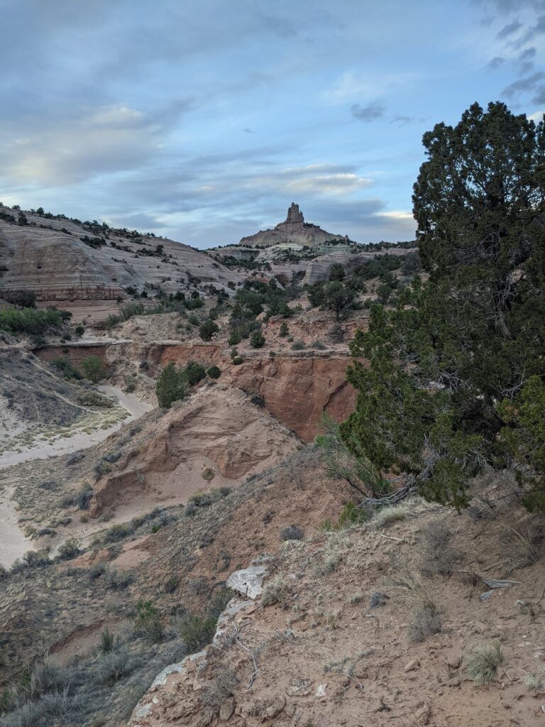 Church Rock Trail in Red Rock Park, New Mexico, featuring rugged terrain
